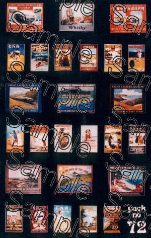 TSOO72 TINY SIGNS Travel Posters Pre-Grouping Railways