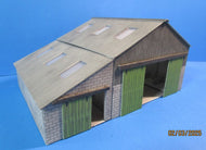 UB115 Farm Building with interior - built from a Metcalfe kit