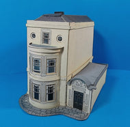 UB236 Georgian Town house- built from a Superquick kit and extended to a full relief building