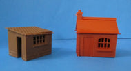 UB324 Two unpainted sheds - UNBOXED