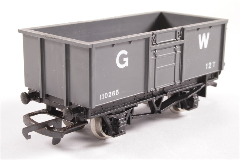 W5029L WRENN GW grey steel sided mineral used wagon with load 