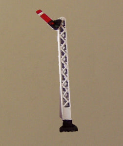 X321 P&D MARSH  LMS lattice post home signal with jewels. Hand painted - N gauge