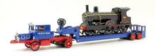 YS-16 MATCHBOX 1929 Scammell truck with 100 ton trailer and G.E.R. 2-4-0 loco load - BOXED