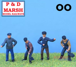 Z19 P&D MARSH  Loco Fireman and driver, two sets. Hand painted - OO Gauge