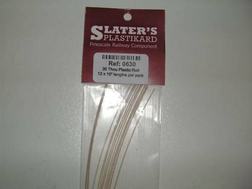 SP-0630 SLATERS  Plastic rod 0.030 inch diameter