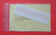 MM-1032 MODELMASTER red lining 6 strips