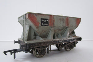 REP-13412-P01 REPLICA 4T Hopper Wagon Grey - weathered - BOXED