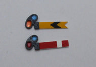 RAT-137 RATIO Home and Distant signal arms - 1 of each - OO Gauge