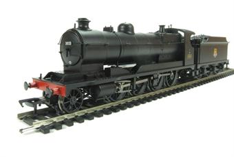 31-127 BACHMANN Class 30xx 2-8-0 ROD 3023 in BR black with early emblem DCC Ready. 21-pin socket