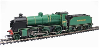 32-155 BACHMANN Class N 2-6-0 1854 and tender in SR malachite green