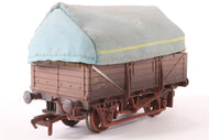 33-076C BACHMANN 5 Plank China Clay Wagon with Hood B743127 in BR Brown Livery - Weathered - UNBOXED