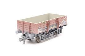 33-077A BACHMANN 5 Plank China Clay Wagon without Hood B743620 in BR Brown Livery