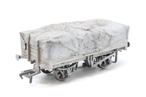 33-088 BACHMANN 5 Plank China Clay Wagon number 94060 with flat hood in GWR Grey livery with weathered finish - BOXED