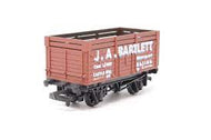 33-155 BACHMANN 9 Plank wagon with coke rails  "J. A. Bartlett, Ealing. Coal and coke merchant", - BOXED