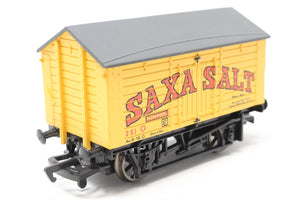 33-176A-P01 BACHMANN 10 Ton Covered Salt Wagon 251 in 'Saxa Salt' Yellow Livery - UNBOXED