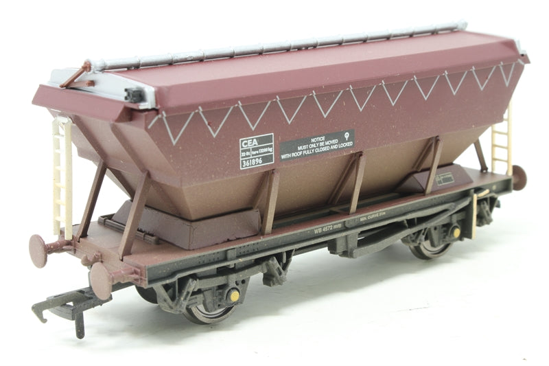 33-577  BACHMANN 46 Ton GLW CEA covered hopper wagon in EWS livery (weathered)
