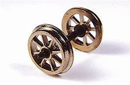 36-014 BACHMANN Metal Spoked Wagon Wheels (10 per pack) - 12.6mm dia