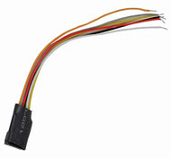 36-562 BACHMANN DCC 6 pin harness to wire ends pack of 3
