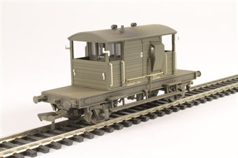 38-404A BACHMANN SR 25T Pill Box Brake Van ZTP DS56471 in BR departmental olive green - weathered