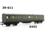 39-611 BACHMANN SE&CR 60 foot Birdcage Composite Lavatory Coach, Southern Railway Olive Green - BOXED