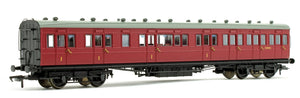 39-612 BACHMANN SE&CR 60 foot Birdcage Composite Lavatory Coach, BR Crimson