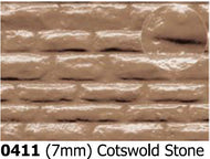 SP-0411 SLATERS  Cotswold Stone Embossed Sheet, A4 sheet - O gauge