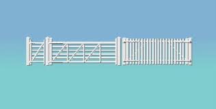 RAT-420C RATIO GWR Station Fencing includes ramps and gates (cream) - OO Gauge           