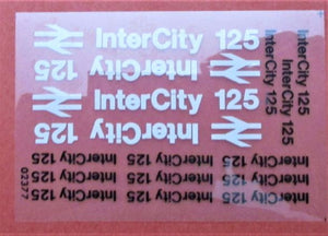 REP-42303 REPLICA  InterCity 125 Black Logos Dry Transfer