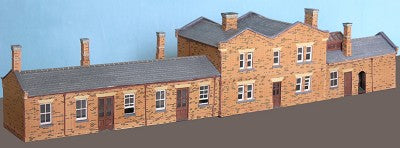 46E9 PROTOTYPE MODELS  LNER Station Kit (Heckington Station) - card building kit - OO gauge