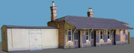 46W9 PROTOTYPE MODELS  GWR Station Building - card building kit - OO gauge