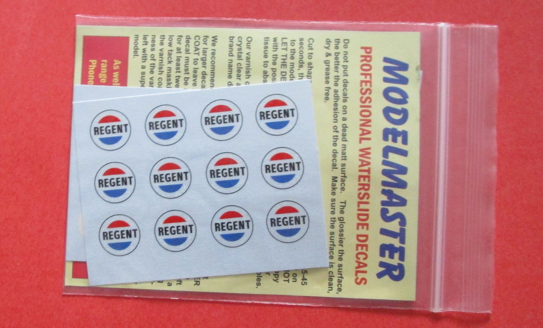 MM-4844 MODELMASTER  Decals for 
