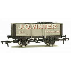 4F-051-019 DAPOL 5 plank "J. O. Vintner" open wagon with coal load