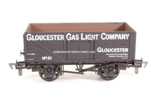 54380-0 AIRFIX (GMR) 7-plank open wagon - "Gloucester Gaslight Company", Gloucester. no. 51 - BOXED