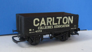 54390-7-P01 GMR (AIRFIX) 7-Plank Open Wagon - "Carlton Collieries Association". no. 4372 - UNBOXED