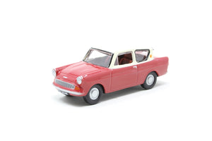 76105001 Ford Anglia 105E in red with cream roof - unboxed
