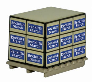 76ACC007 OXFORD DIECAST Pallet load "Reckitts Starch" (pack of 4)