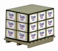 76ACC008 OXFORD DIECAST Pallet load "Pratts Motor Oil" (pack of 4)