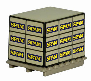 76ACC010 OXFORD DIECAST Pallet load "SPAM" (pack of 4)