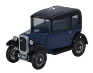 76ASS002 OXFORD DIECAST  Austin Seven RN Saloon Royal blue/black