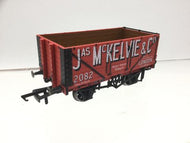 76MW7026 OXFORD RAIL  7 Plank Mineral Wagon - "Jas McKelvie & Co."  London