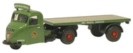 76RAB005 OXFORD DIECAST BRS Parcels Scammell Scarab Flatbed Trailer - BOXED