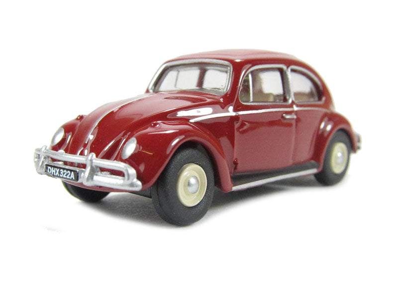 76VWB002 OXFORD DIECAST VW Beetle in Ruby Red