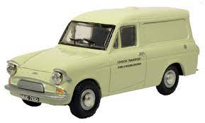 76ANG031 OXFORD DIECAST Ford Anglia London Transport