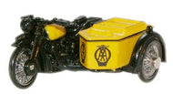 76BSA001 OXFORD DIECAST AA motorcycle and sidecar