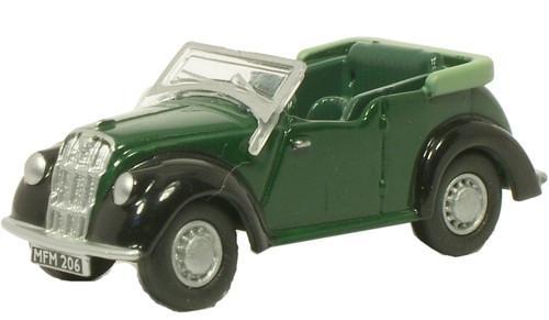 76ME002 OXFORD DIECAST Morris Eight Tourer green/black