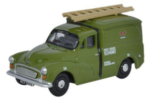 76MM007 OXFORD DIECAST  Morris Minor Van "POST OFFICE"