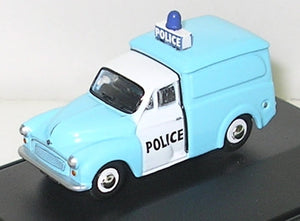 76P008 OXFORD DIECAST Morris Minor Police - Light Bar on Van
