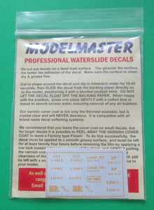 MM-8002 MODELMASTER Transfers for Parkside Dundas kit PC47 - BR (SR) Parcels van (BR livery)