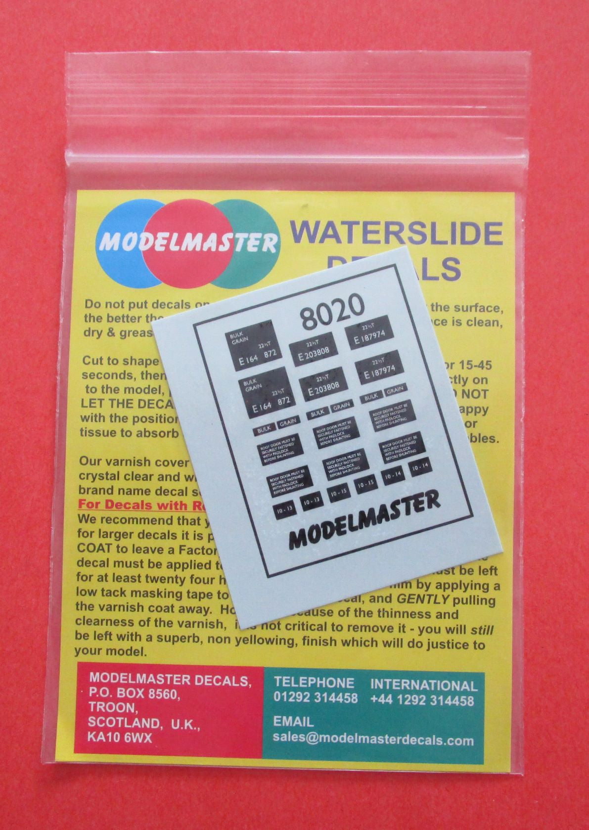 Modelmasters transfers best sale