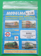 MMPC29 MODELMASTER Transfers for Parkside Dundas kit PC29 - BR 12T shock van (BR livery)